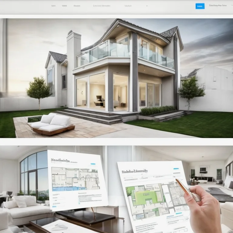 Panoramaansicht einer luxuriösen Immobilie in der Schweiz